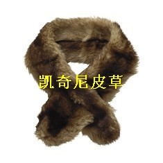 供应仿兔毛双色的腈纶围巾围脖